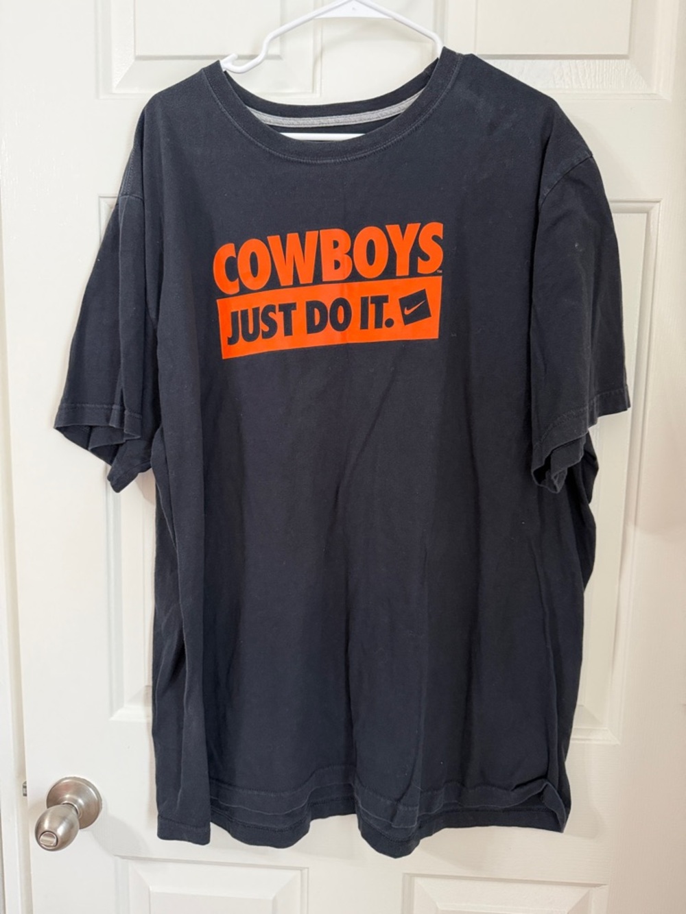 Nike Oklahoma State University Mens Short Sleeve Black Tee